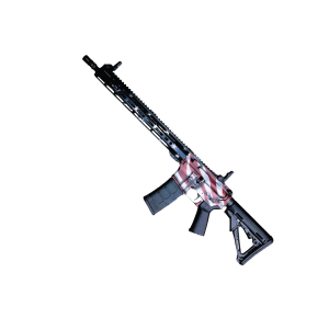 American Flag 5.56 AR-15 Rifle 16"