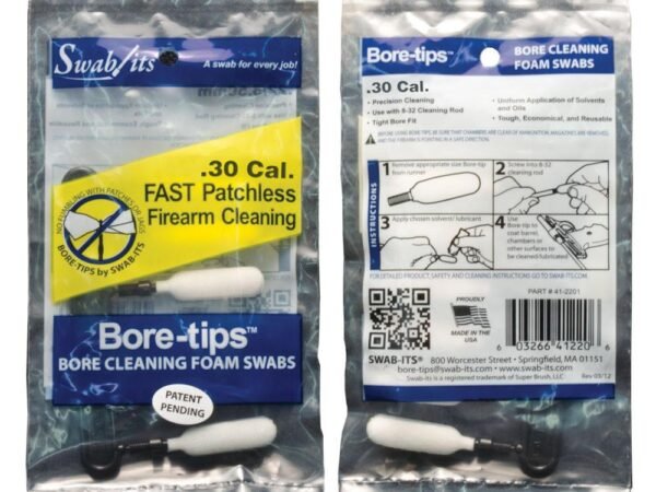 Cleaning Bore-tips Gun Swabs for .30 Caliber